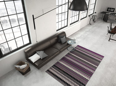 Now!  Billigt Tæppe - 725 Multi/Violet