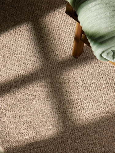 Greenwich Uldtæppe - 106362 Beige (Rundt)