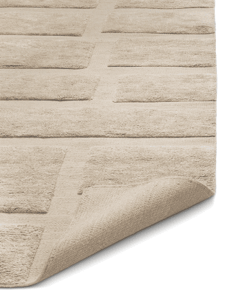 Bricks Uld Tæppe - Beige