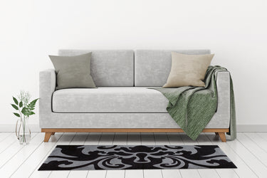 Living Mat Dørmåtte - 21 Sort/Sølv