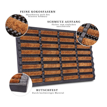 Mix Mats Kokosmåtte - 105647 Sort