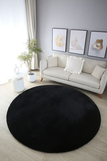 Pelus Soft Pels Tæppe - Black 160x230 RESTPARTI