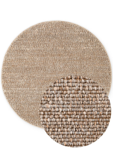 Villeroy&Boch 1852 Bouclé-tæppe - Wilma Multi/Beige (Rundt)