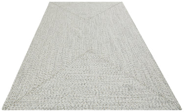 Braided Inde/Ude Tæppe - 105553 Grå