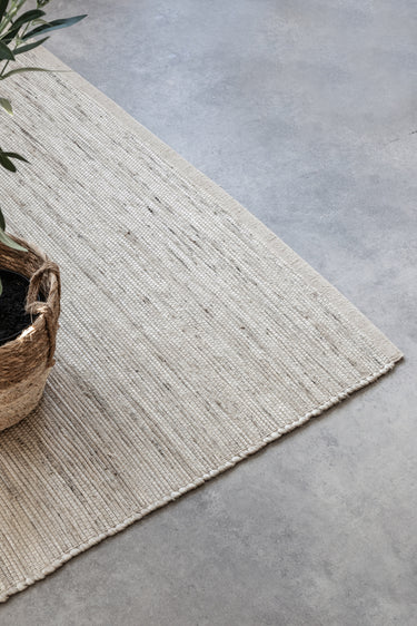 Handloom 1.0 Jutetæppe - 105960 Hvid