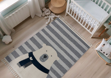 Fano Børne Tæppe Med Isbjørn - 398 Bear