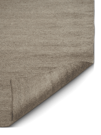 Plain Ensfarvet Kelim Tæppe - Natur Beige