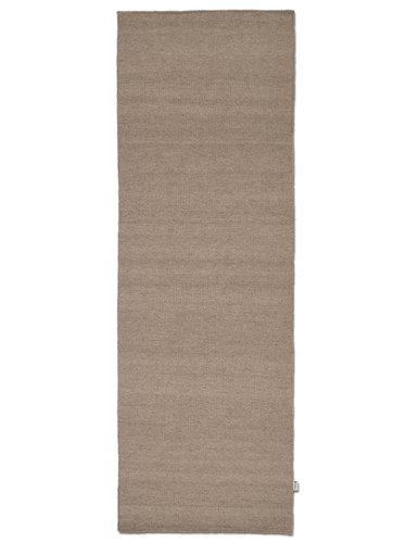 Plain Ensfarvet Kelim Tæppe - Natur Beige