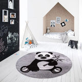 Panda Børnetæppe - Grå