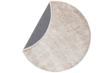 Mattis Ryatæppe Rundt - Beige
