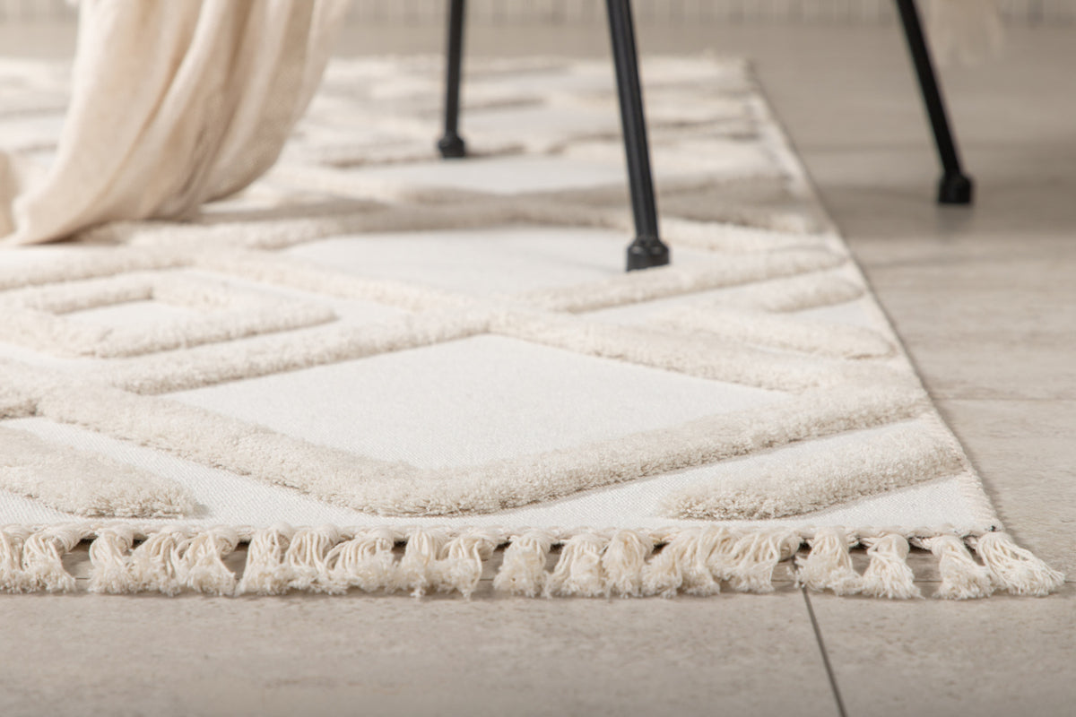 Påvirke hylde pensum Towa tæppe - Hvid – GULVBOKSEN | Tæpper& Gulve online