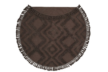 Hilma tæppe (Rundt) - Brown