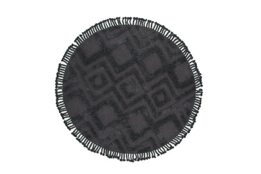 Hilma tæppe (Rundt) - Dark Grey
