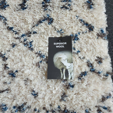 Berber Marroc tæppe- 135x200 uld/viscose