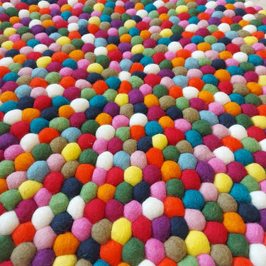 Kugle tæppe - Multi