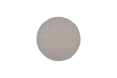 Julana uld tæppe Rundt - Beige