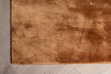 Indra Viscose tæppe - Rusty Orange