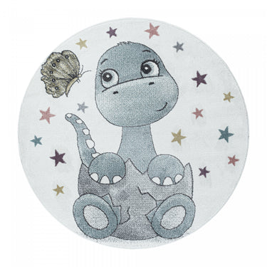 Dino Børnetæppe - Funny 2106 Blue