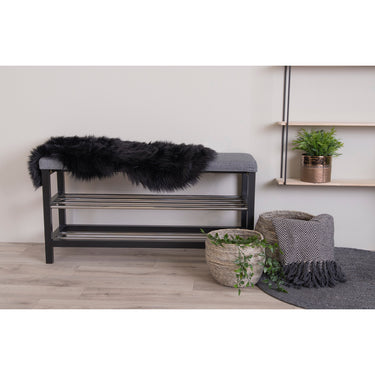 Syntetisk Lammeskind 50x85 - Sort