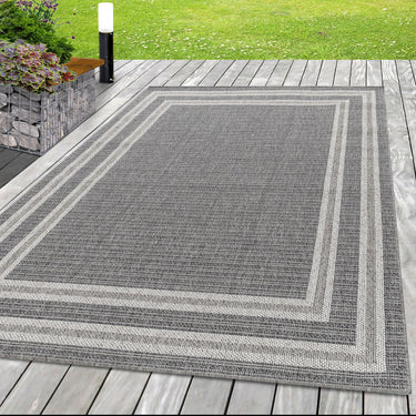 Fladvævet tæppe - Aruba 4901 Grey
