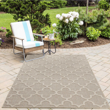 Fladvævet tæppe - Patara 4951 Beige