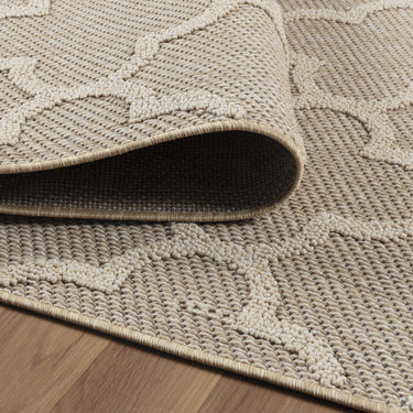 Fladvævet tæppe - Patara 4951 Beige