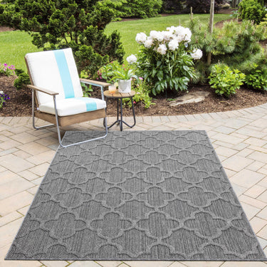 Fladvævet tæppe - Patara 4951 Grey