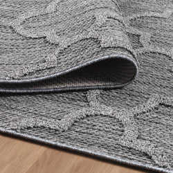 Fladvævet tæppe - Patara 4951 Grey