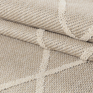 Fladvævet tæppe - Patara 4952 Beige
