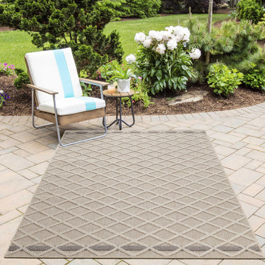Fladvævet tæppe - Patara 4953 Beige