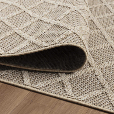 Fladvævet tæppe - Patara 4953 Beige