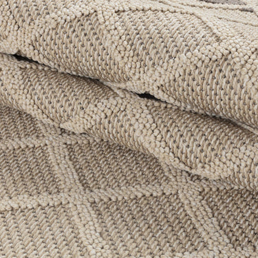 Fladvævet tæppe - Patara 4953 Beige