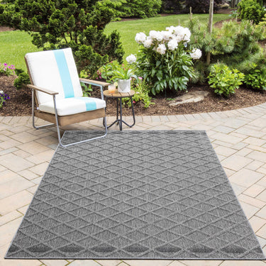 Fladvævet tæppe - Patara 4953 Grey
