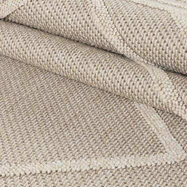 Fladvævet tæppe - Patara 4954 Beige