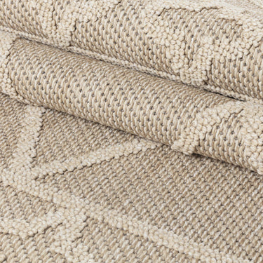Fladvævet tæppe - Patara 4955 Beige