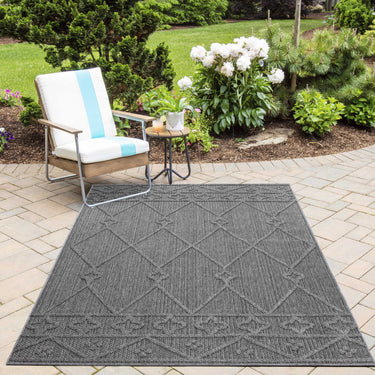 Fladvævet tæppe - Patara 4955 Grey