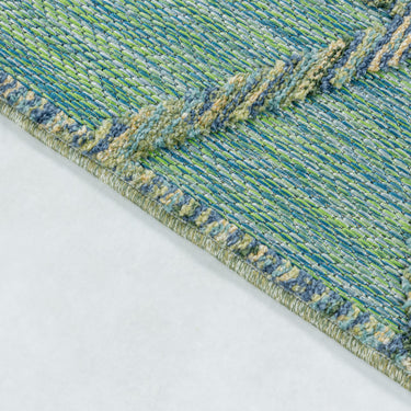 Fladvævet tæppe - Bahama 5151 Green