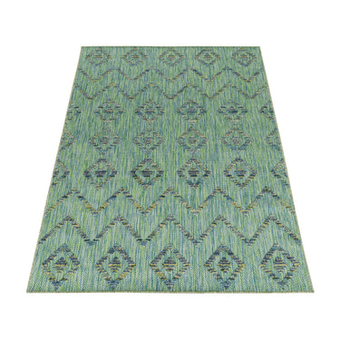 Fladvævet tæppe - Bahama 5152 Green