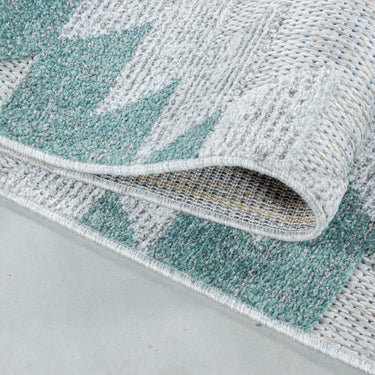 Fladvævet tæppe - Bahama 5154 Blue