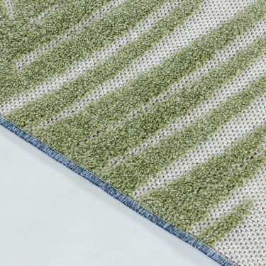 Fladvævet tæppe - Bahama 5155 Green