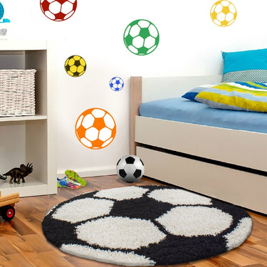 Fodbold Børnetæppe - Fun 6001 Black