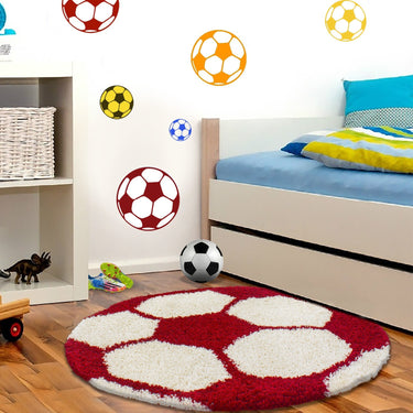 Fodbold Børnetæppe - Fun 6001 Red
