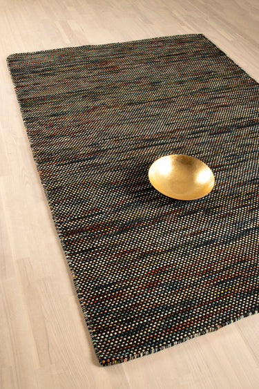 Bali kelim tæppe - Black Multi