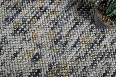Dublin tæppe - Denim Gold