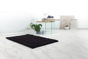 Fluffy Lux Bademåtte - 700 Sort