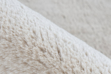 Lalee Heaven rundt rya tæppe - 800 Beige Rundt