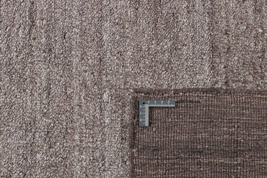 Plain dust tæppe - Dark brown