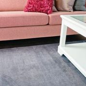 Polytuft Angel viscose tæppe-Dark Grey