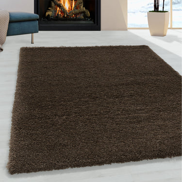 Rya tæppe - Fluffy 3500 Brown
