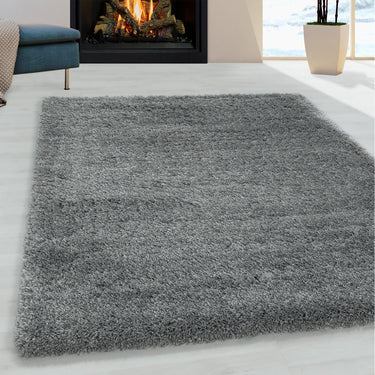 Rya tæppe - Fluffy 3500 Light Grey